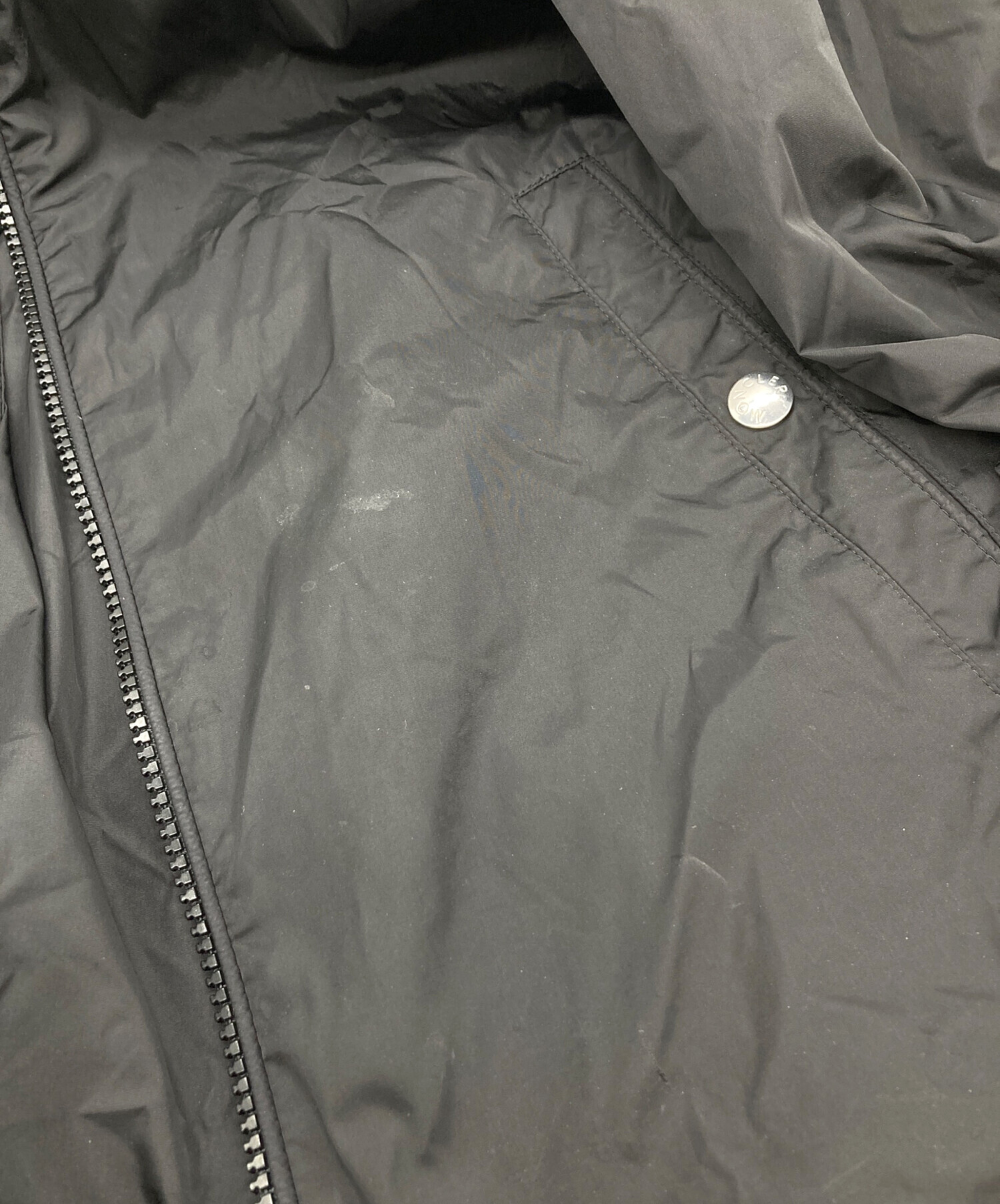 中古・古着通販】MONCLER (モンクレール) ナイロンジャケット ブラック