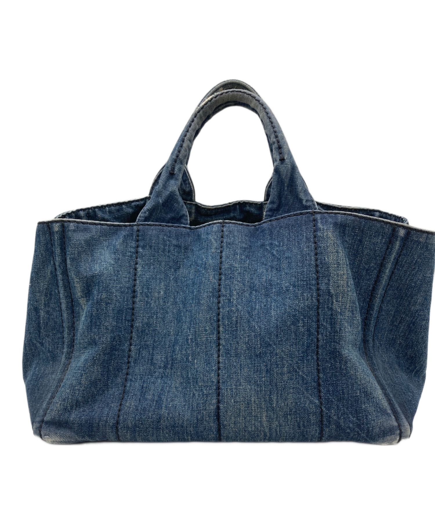 中古・古着通販】PRADA (プラダ) ショルダートートバッグ インディゴ