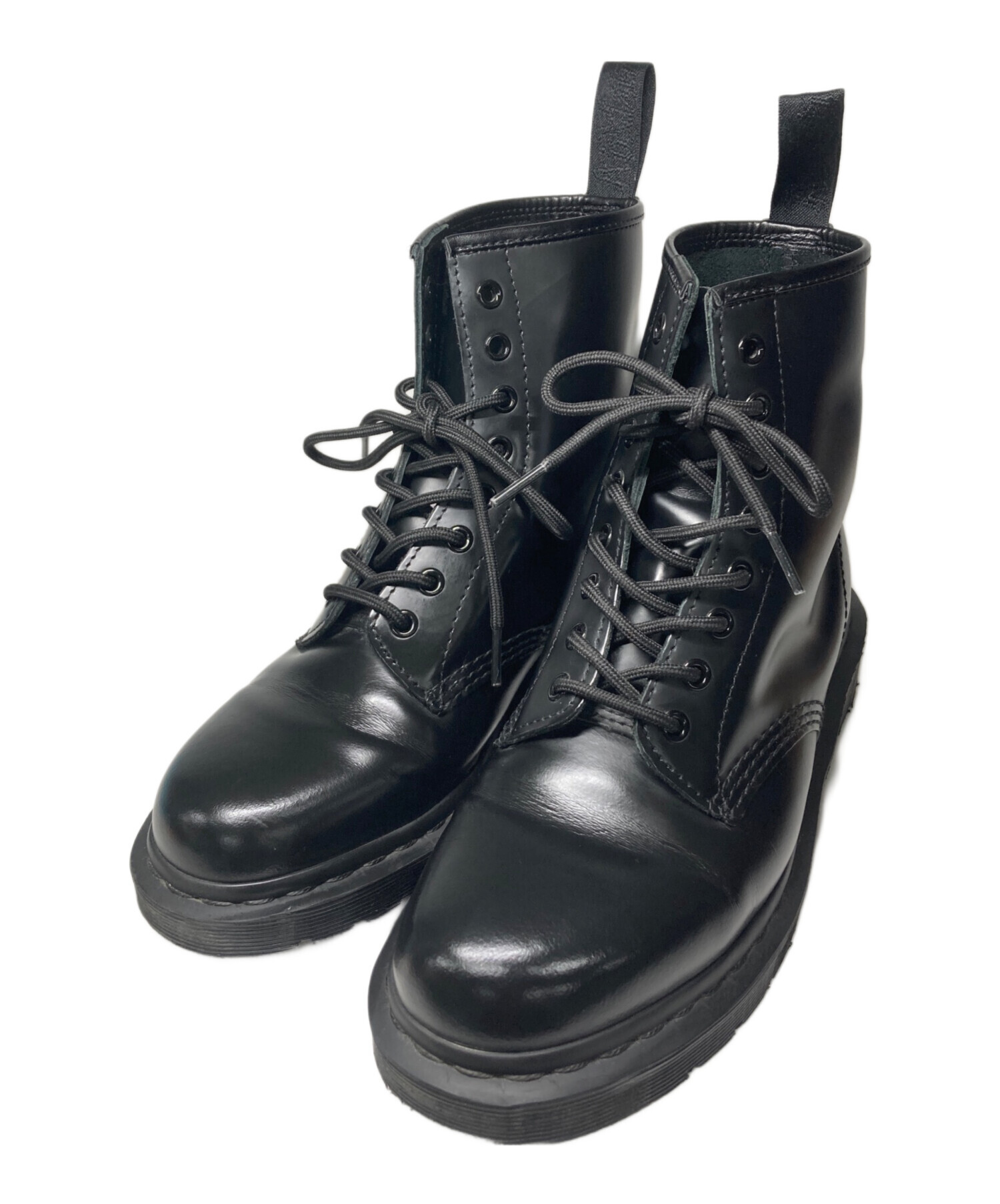 ドクターマーチン 8ホール ブラック UK8 Dr. Martens」 ブーツ