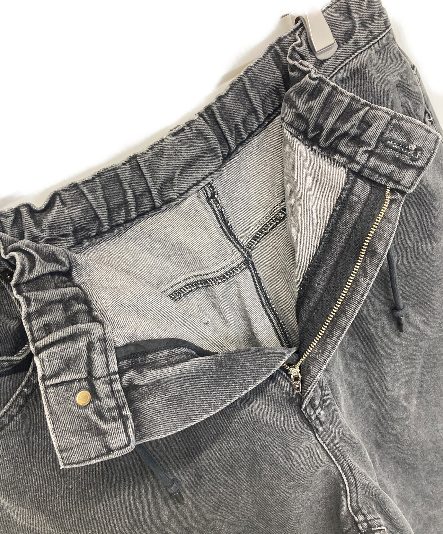 中古・古着通販】Juun.J (ジュン・ジー) デニムパンツ グレー サイズ