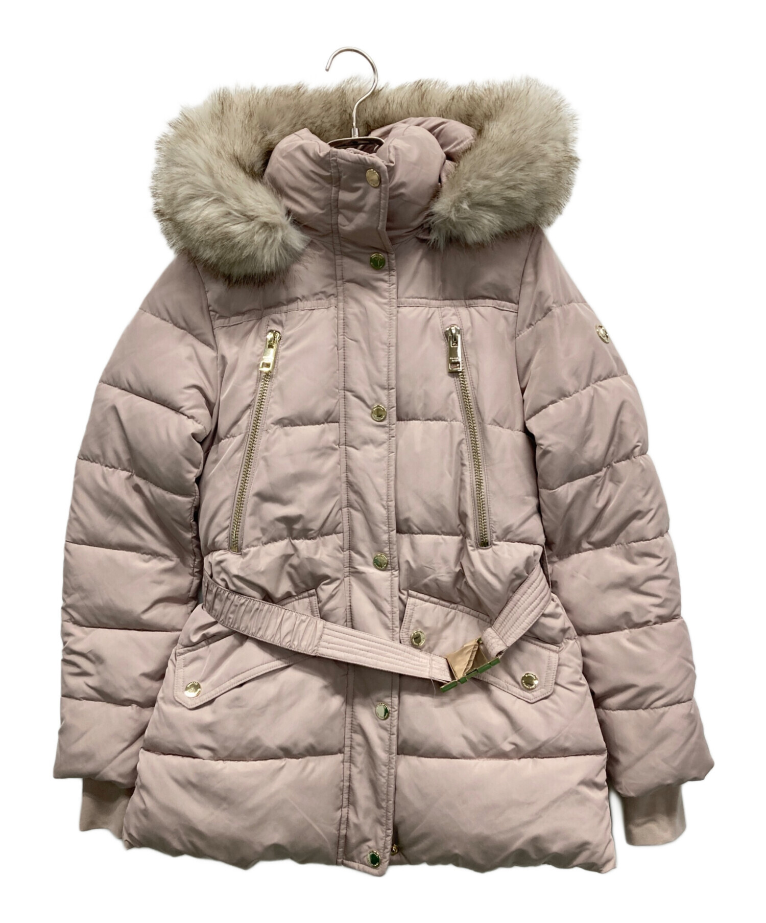 中古・古着通販】MICHAEL KORS (マイケル・コース) 中綿コート ピンク 