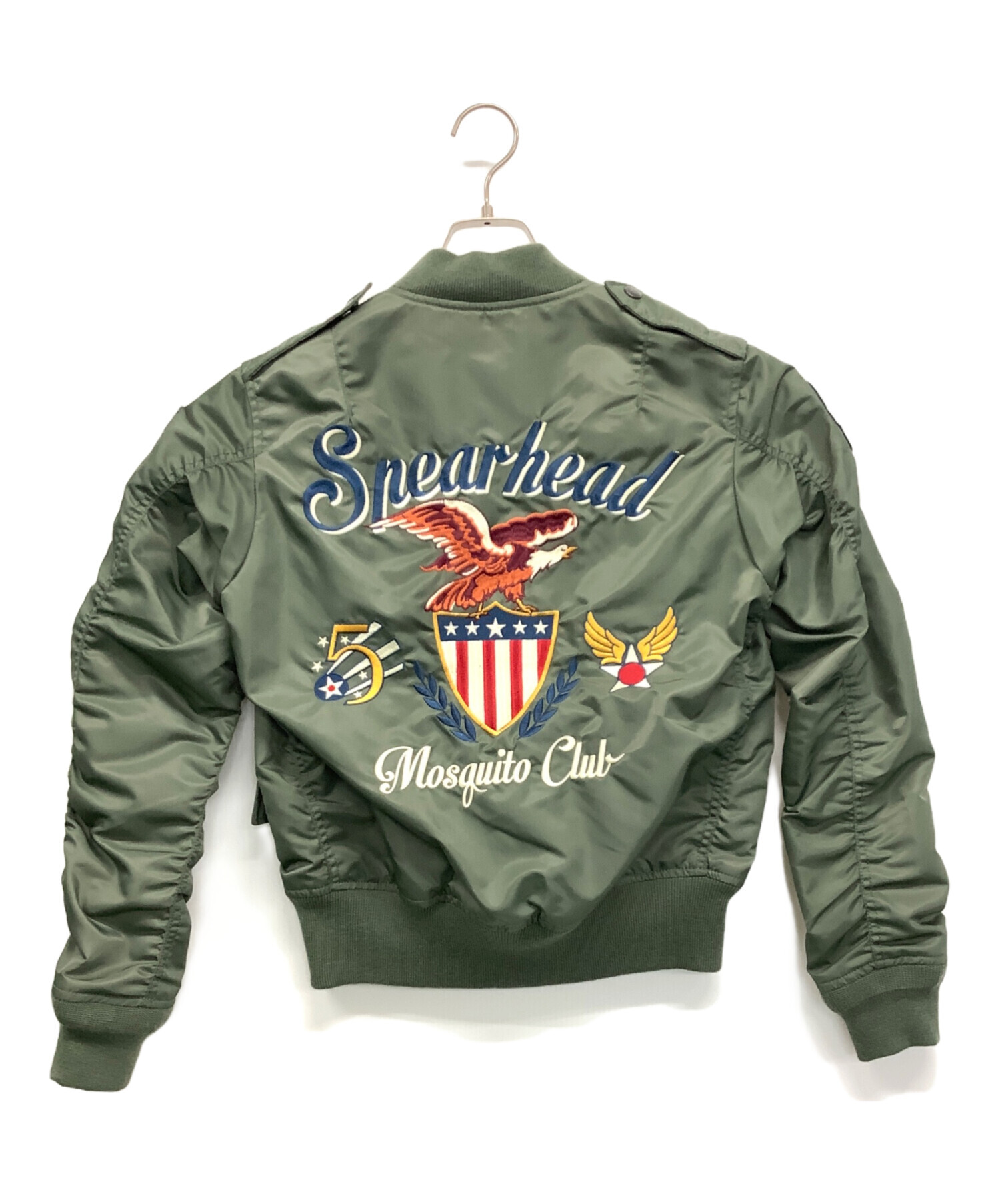 中古・古着通販】AVIREX (アヴィレックス) ブルゾン カーキ サイズ