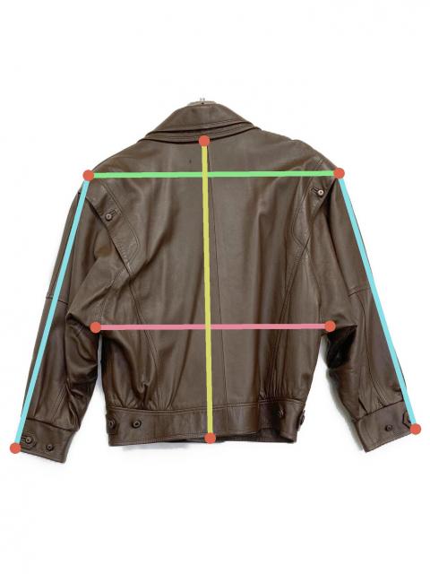 中古・古着通販】BelleMain (ベリュマン) レザージャケット ブラウン