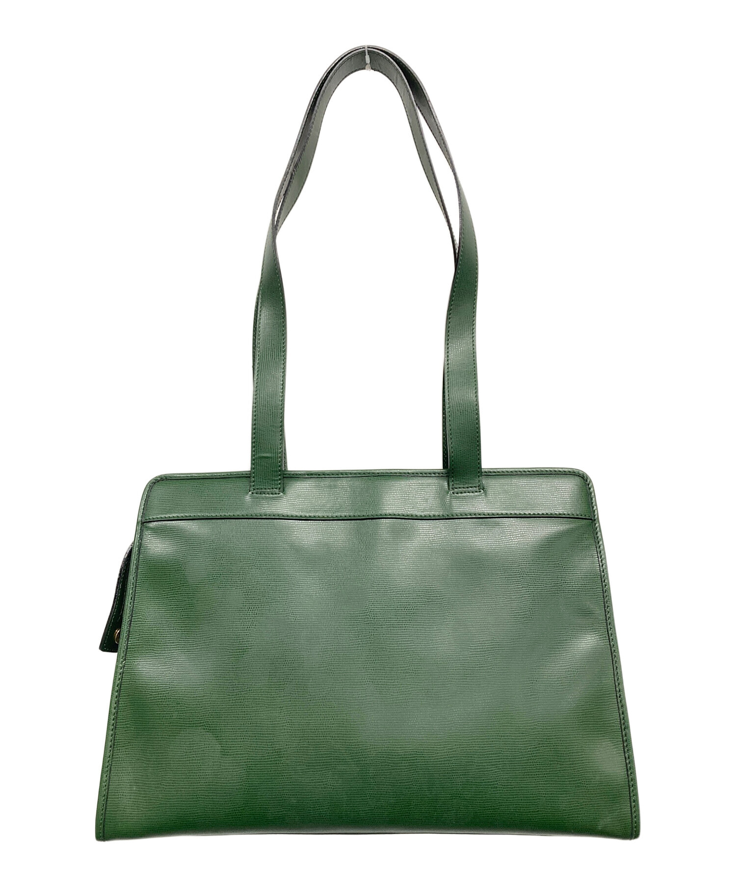 中古・古着通販】CELINE (セリーヌ) トートバッグ グリーン｜ブランド