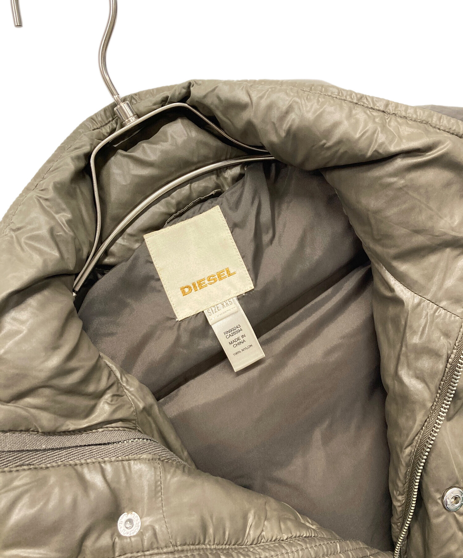中古・古着通販】DIESEL (ディーゼル) ダウンジャケット オリーブ 