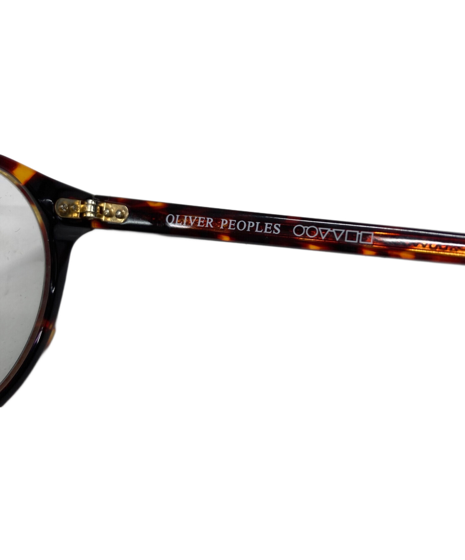 中古・古着通販】OLIVER PEOPLES (オリバーピープルズ) 眼鏡 ブラウン