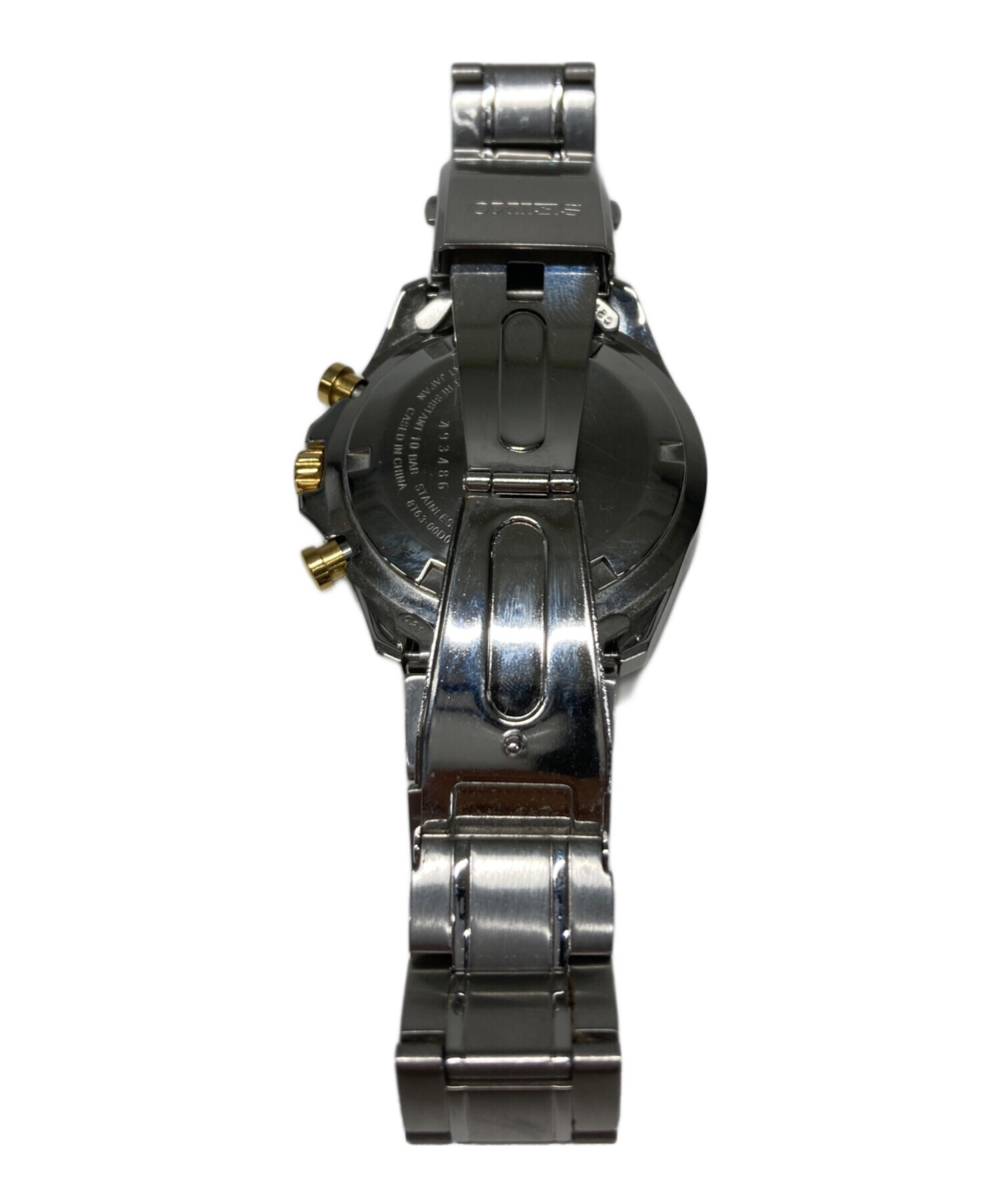 中古・古着通販】SEIKO (セイコー) クロノグラフ ブラック｜ブランド