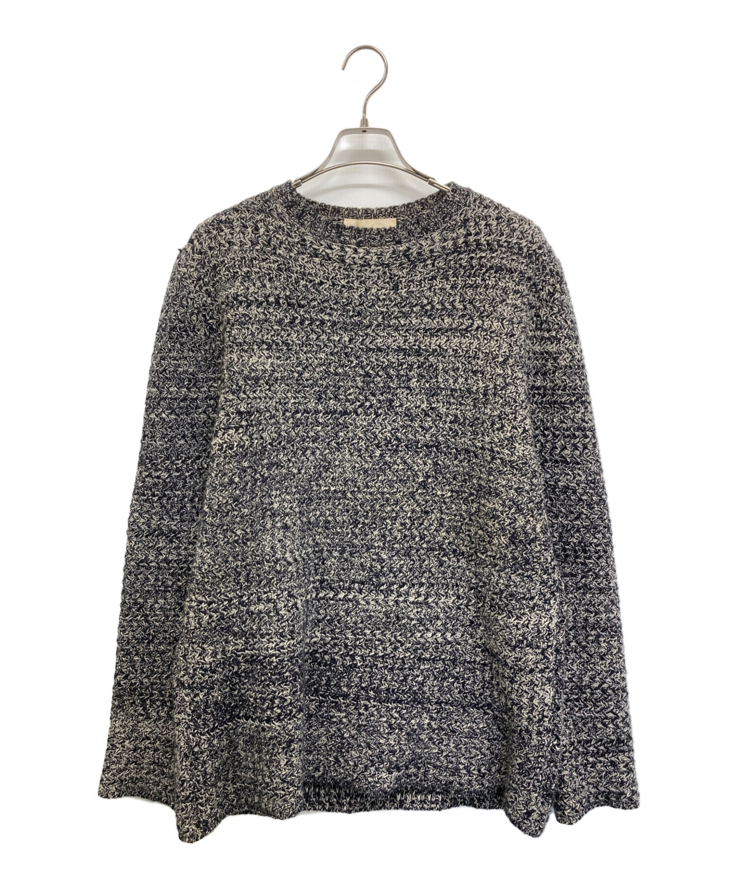 中古・古着通販】MARNI (マルニ) ニット ベージュ×ネイビー サイズ 