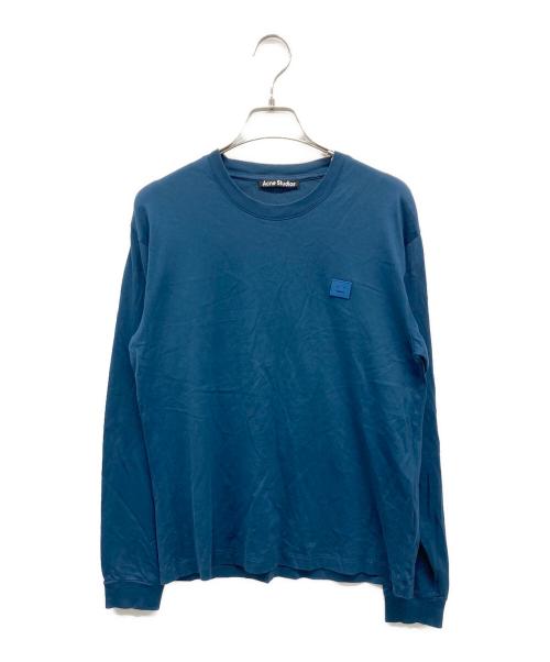 は*可様 新品 希少 acnestudios ロンT 長袖 ホソク ホビ jho StrayKidsヒョンジン着用【Acne Studios】ロゴ ロンT 関/送込み