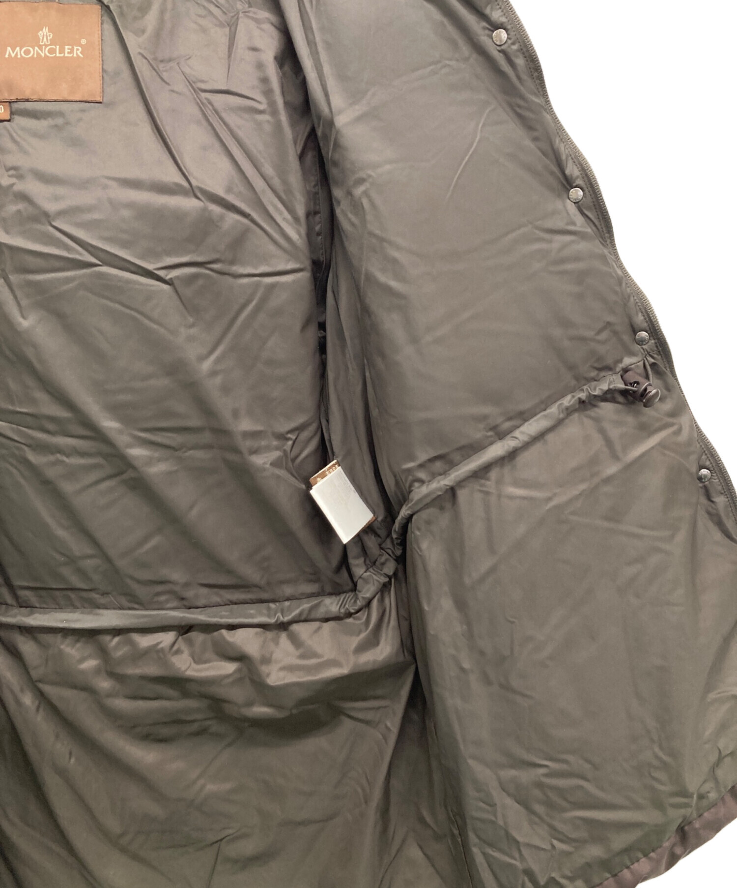 中古・古着通販】MONCLER (モンクレール) ファー付きダウンジャケット