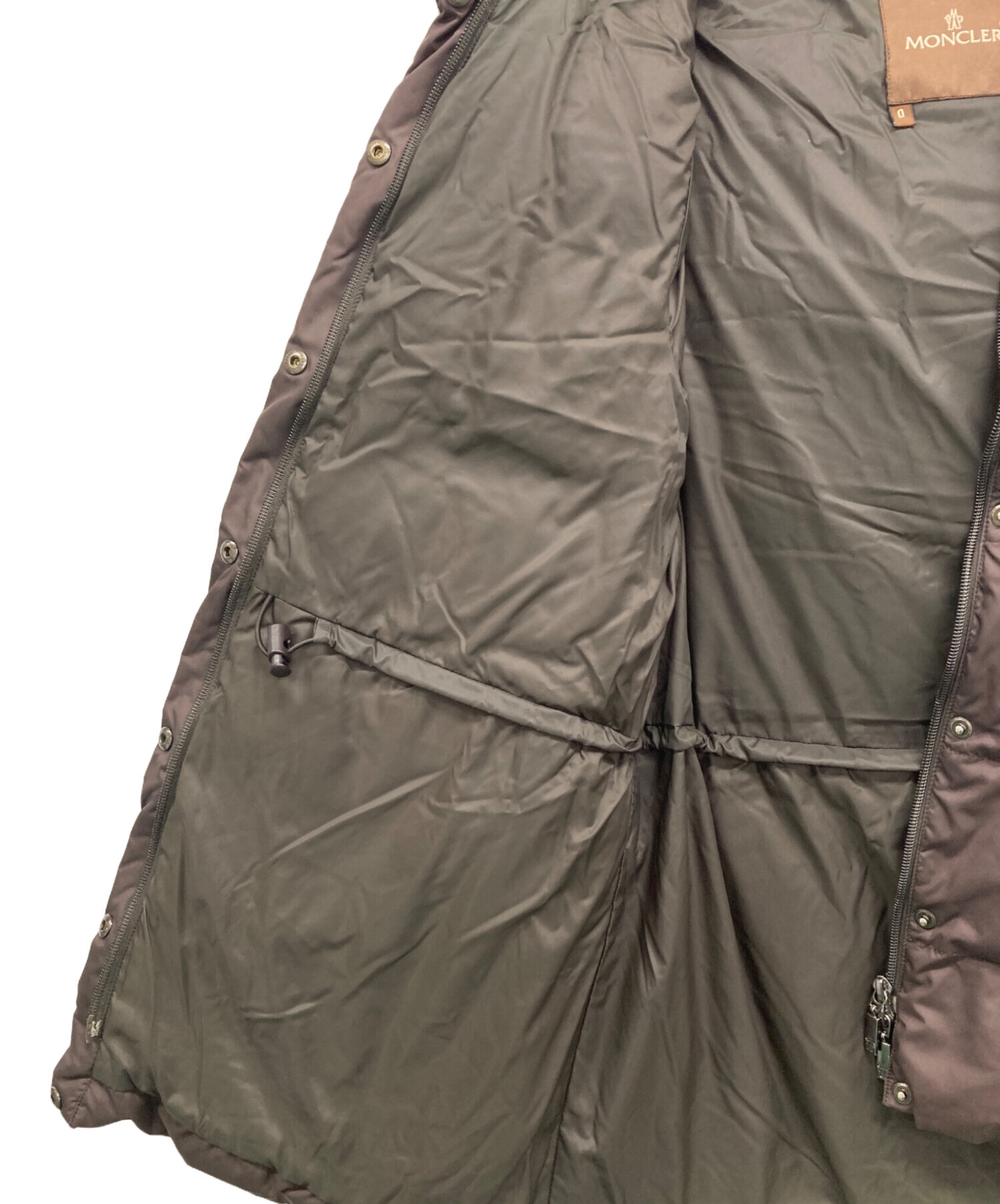 中古・古着通販】MONCLER (モンクレール) ファー付きダウンジャケット