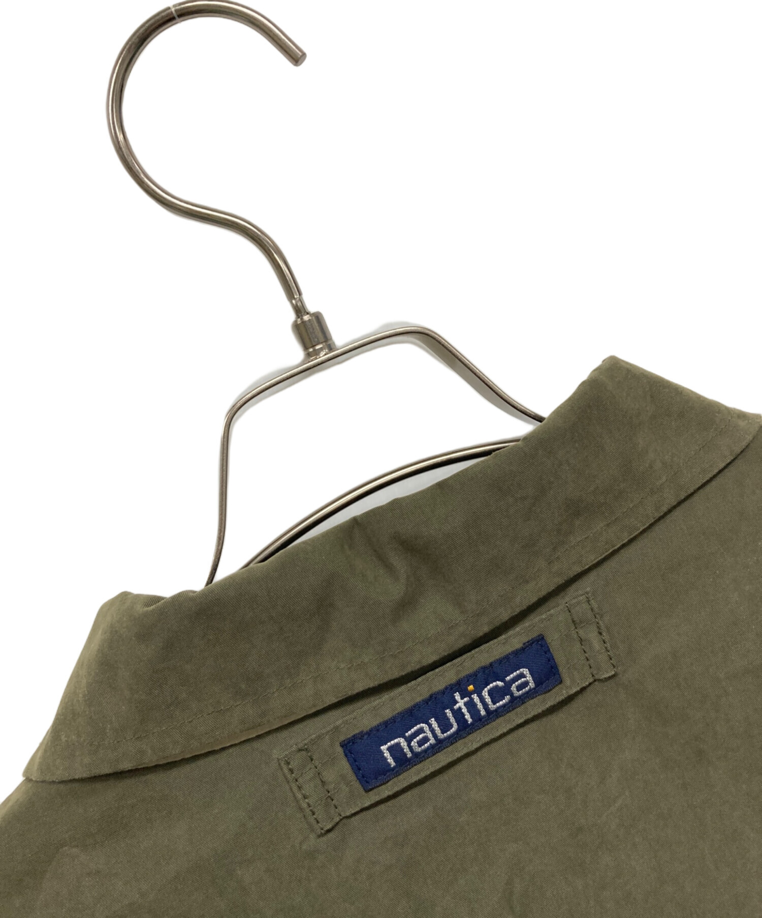 NAUTICA カーキ　ジャケット M スウィングトップ 中古・古着通販】NAUTICA (ノーティカ) スイングトップ カーキ サイズ