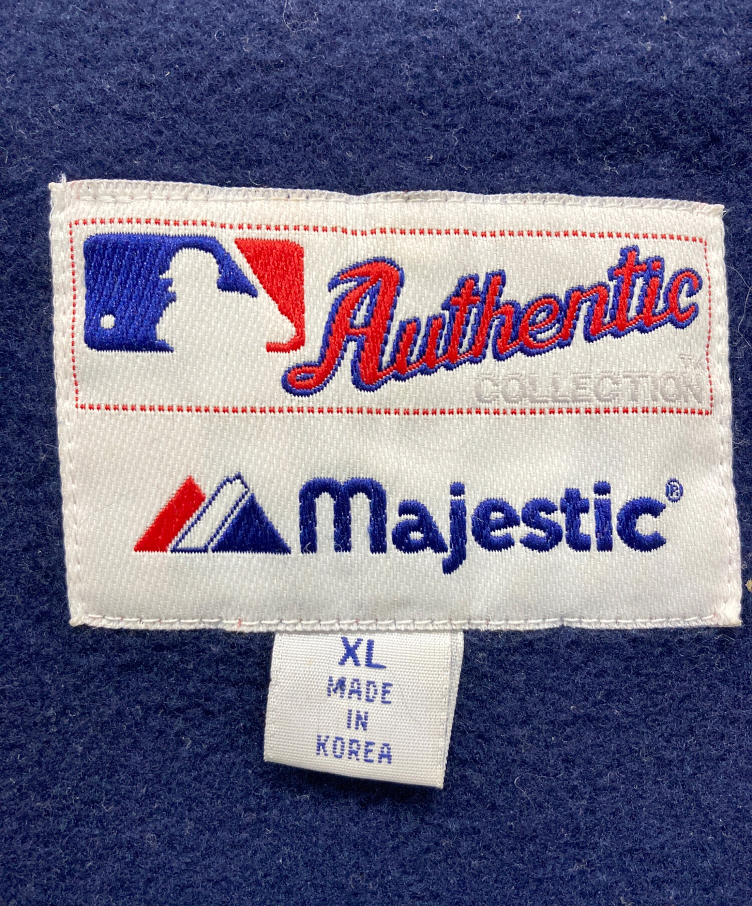 中古・古着通販】AUTHENTIC (オーセンティック) スタジャン ネイビー 