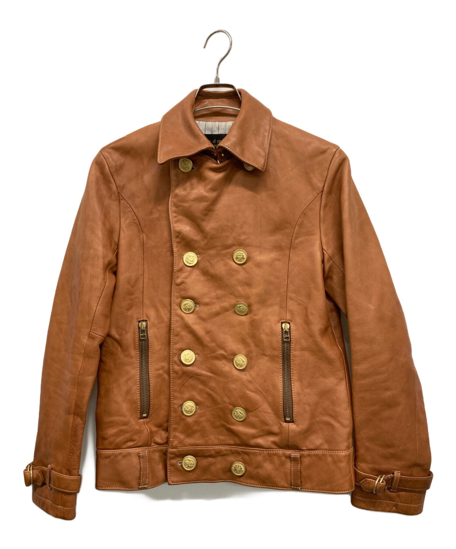 中古・古着通販】MEN'S BIGI (メンズビギ) レザージャケット ブラウン