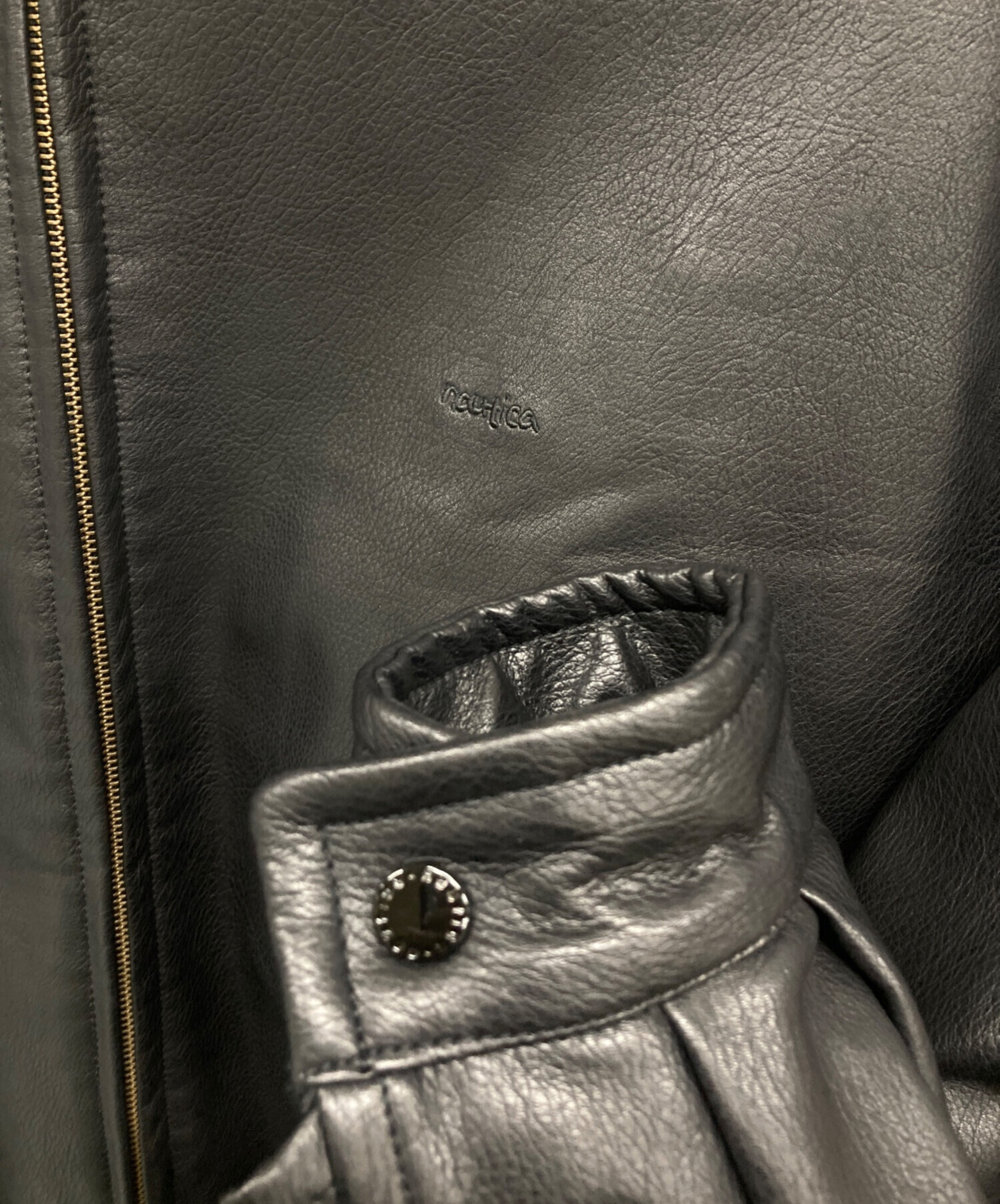 中古・古着通販】NAUTICA (ノーティカ) フェイクレザージャケット