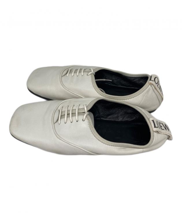 中古・古着通販】LOEWE (ロエベ) ソフトダービーフラットシューズ