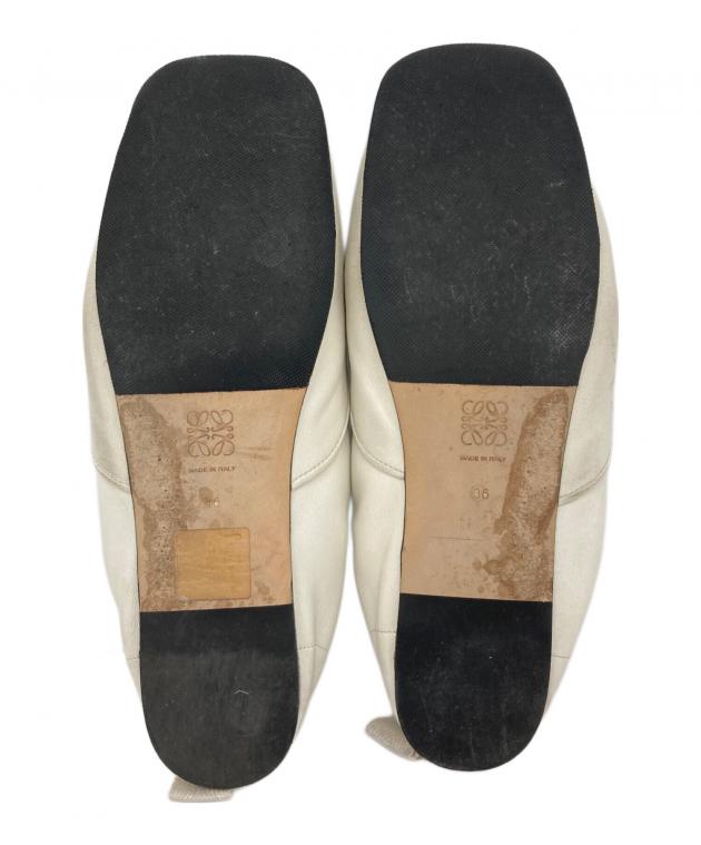 中古・古着通販】LOEWE (ロエベ) ソフトダービーフラットシューズ