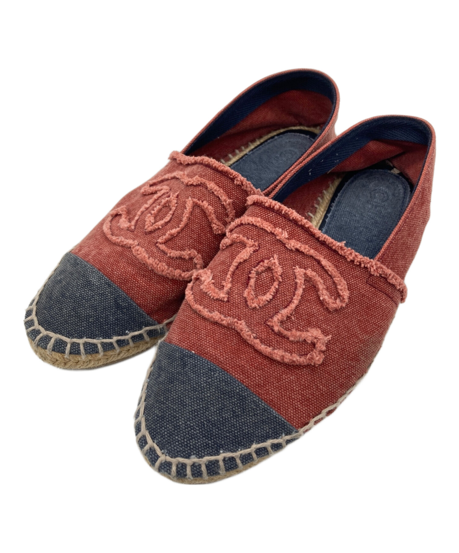 中古・古着通販】CHANEL (シャネル) ココマークエスパドリーユシューズ