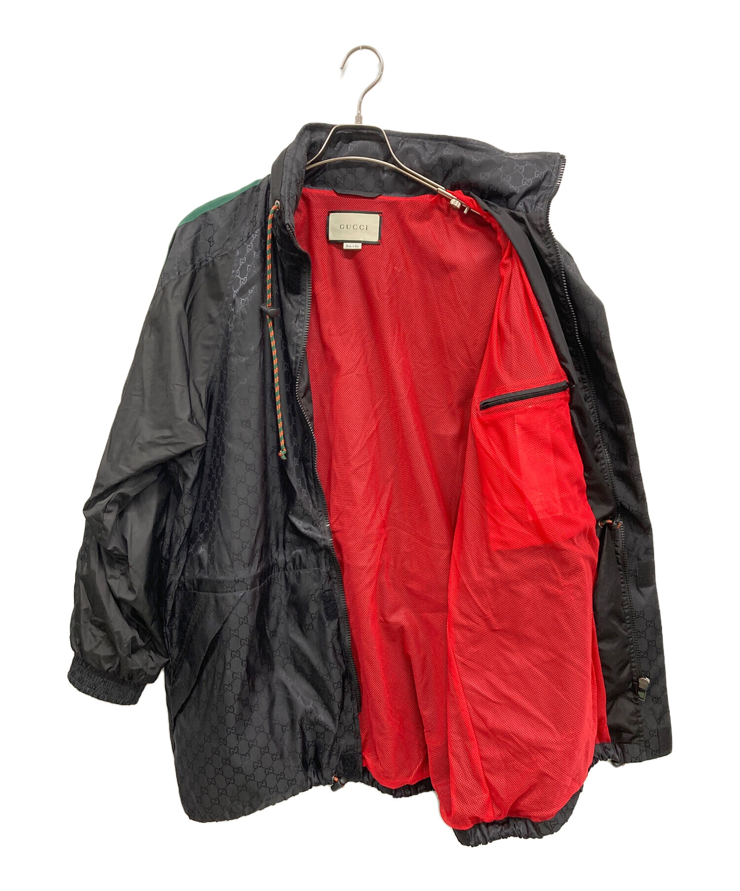 中古・古着通販】GUCCI (グッチ) ウインドブレーカーミケーレ ブラック