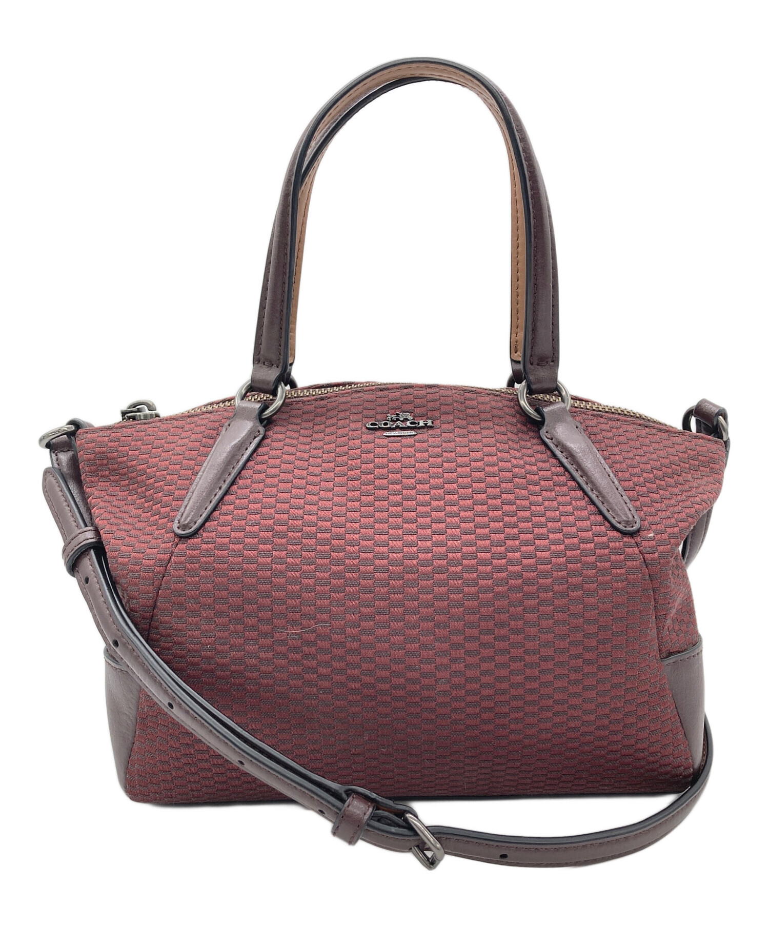 中古・古着通販】COACH (コーチ) 2WAYショルダーバッグ レッド