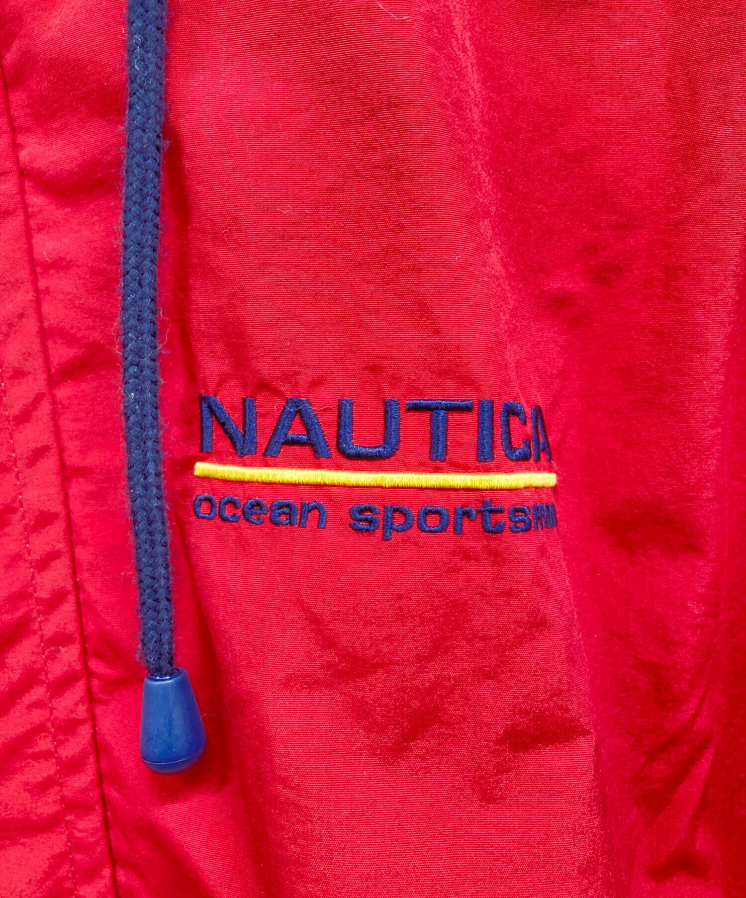 中古・古着通販】NAUTICA (ノーティカ) ナイロンジャケット レッド 