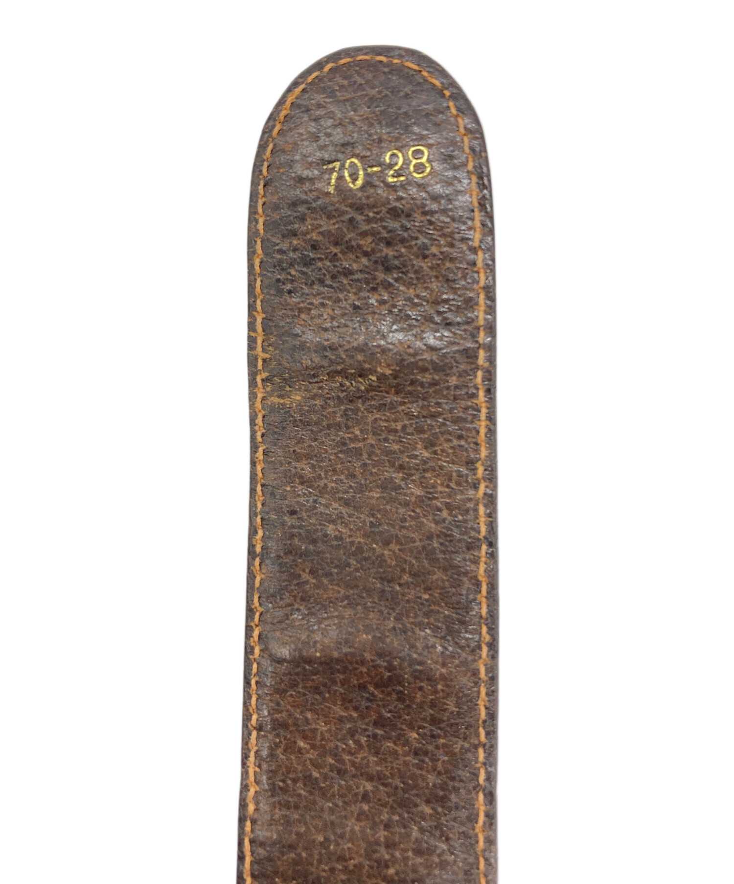 中古・古着通販】GUCCI (グッチ) レザーベルト ブラウン｜ブランド