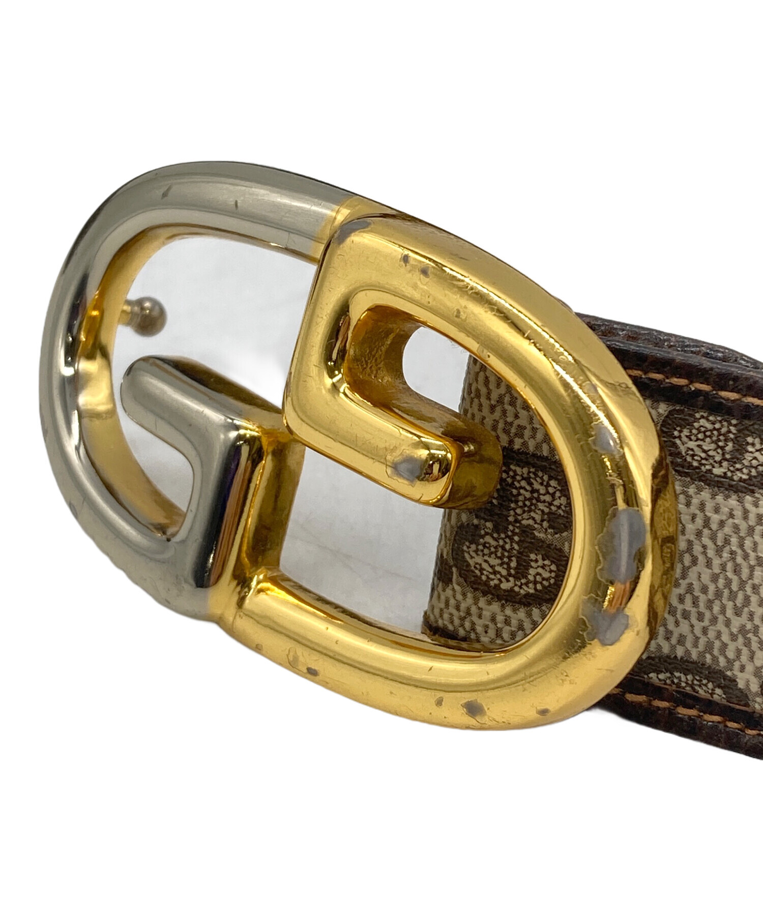 中古・古着通販】GUCCI (グッチ) レザーベルト ブラウン｜ブランド