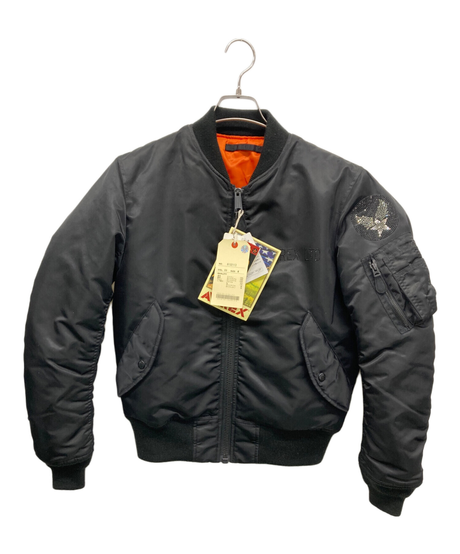 中古・古着通販】AVIREX (アヴィレックス) ラインストーンMA-1