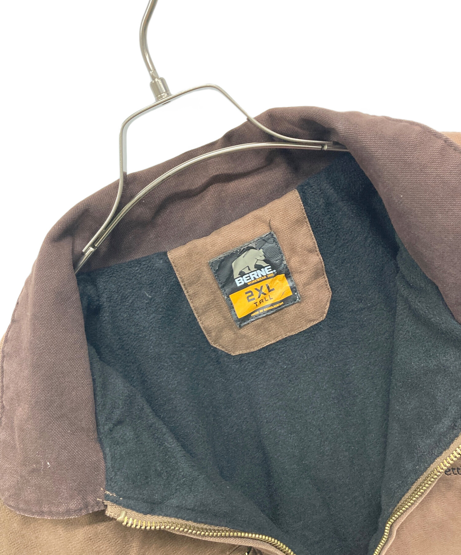 中古・古着通販】BERNE (ベルン) ワークジャケット ブラウン サイズ