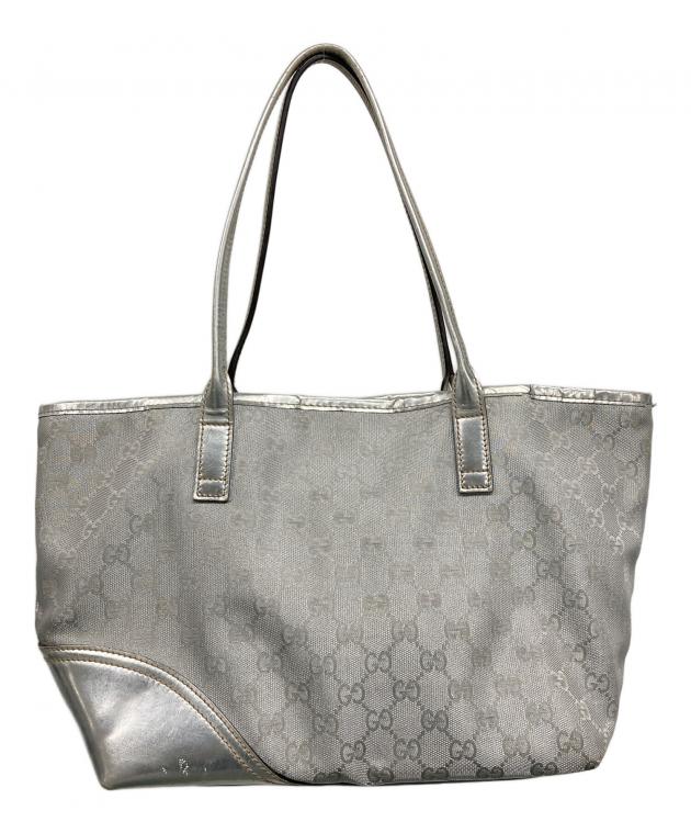 中古・古着通販】GUCCI (グッチ) ハンドバッグ グレー｜ブランド・古着