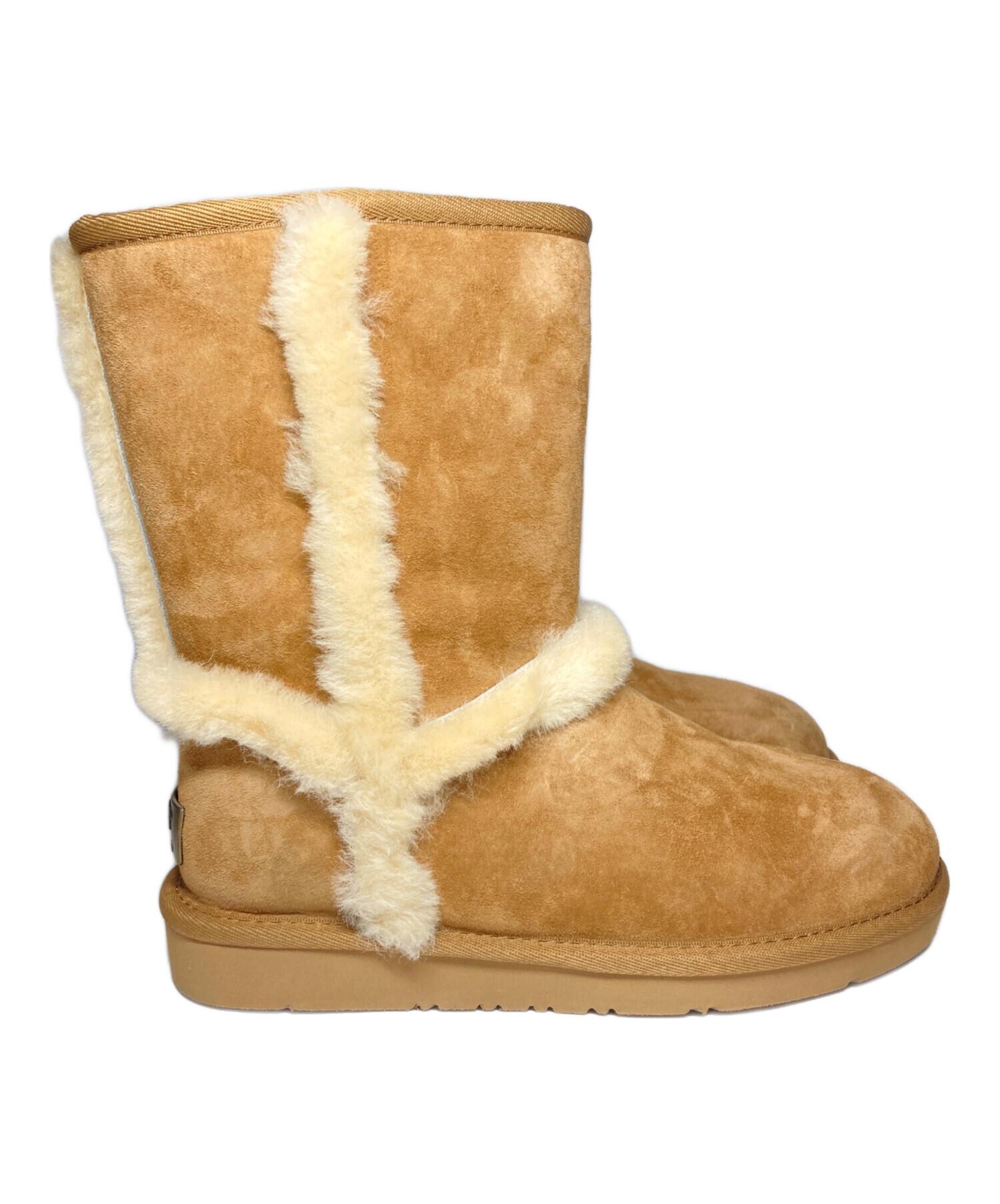 UGG ムートンブーツ ベージュ 23CM 中古・古着通販】UGG Australia (アグ オーストラリア) ムートンブーツ