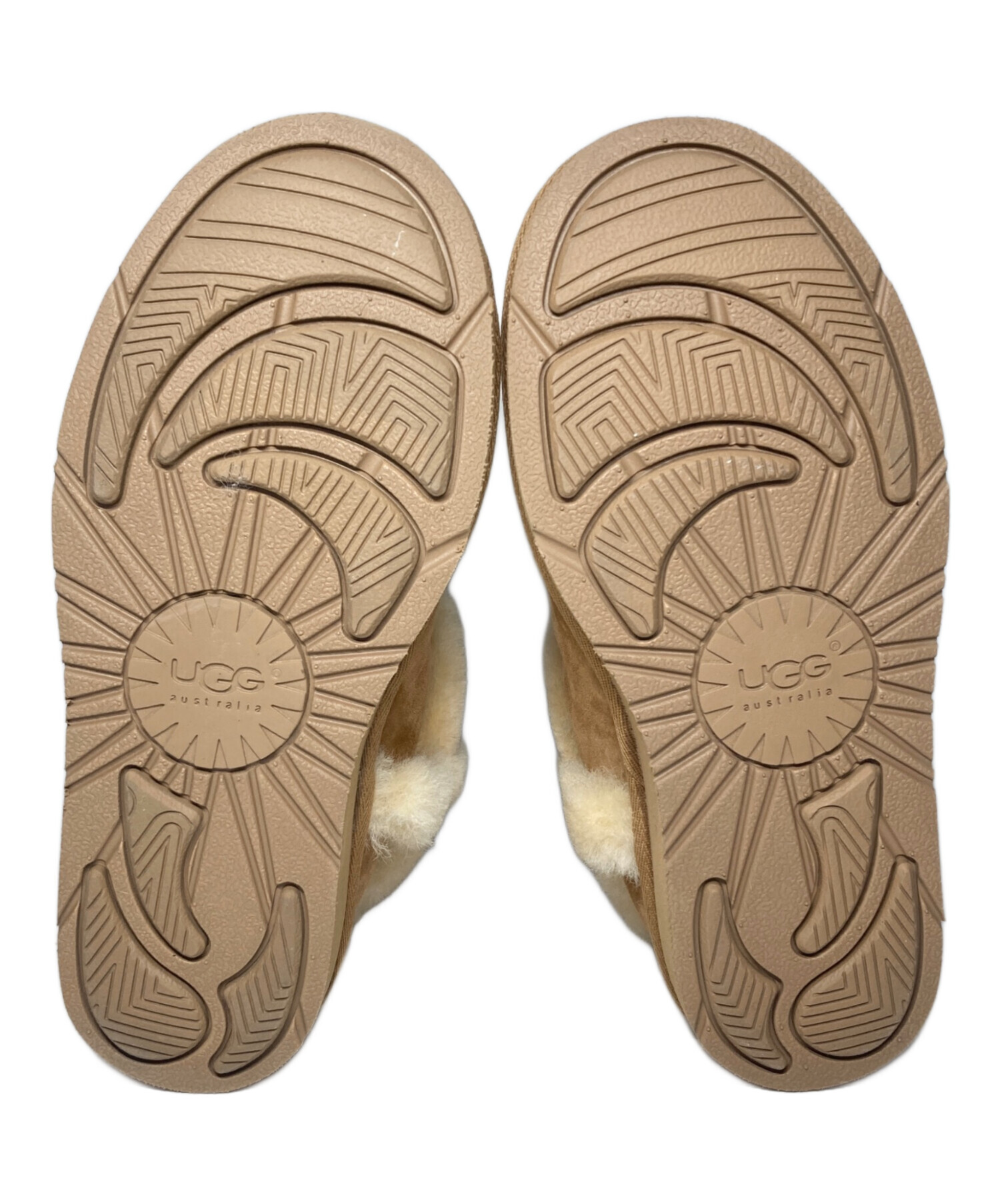 中古・古着通販】UGG (アグ) ムートンブーツ ブラウン×ベージュ サイズ