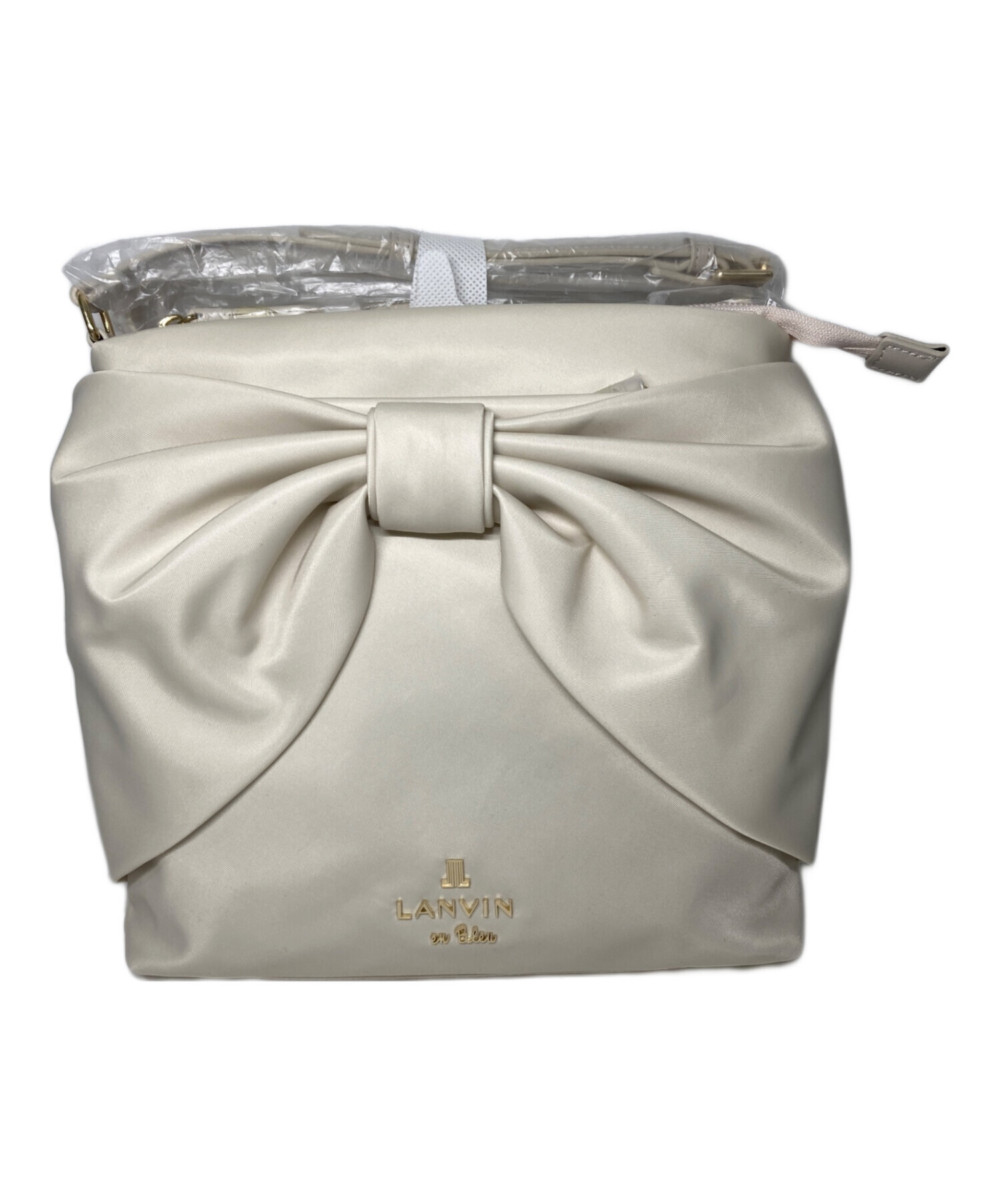 中古・古着通販】LANVIN (ランバン) ショルダーバッグ ホワイト 未使用 