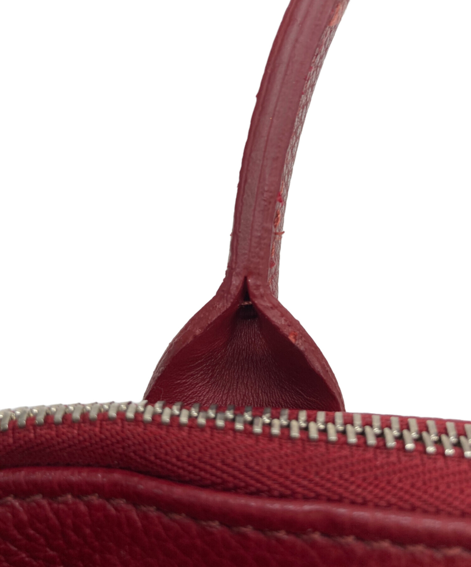 未使用品‼️ LONGCHAMP ハンドバッグ　ロゾS 2way レザー　赤 中古・古着通販】LONGCHAMP (ロンシャン) 2WAYショルダーバッグ レッド