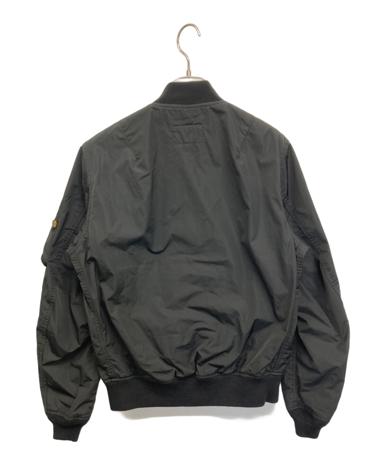 未使用 Alpha Industries MA-1 ブラックジャケット 中古・古着通販】ALPHA INDUSTRIES (アルファインダストリーズ) MA-1