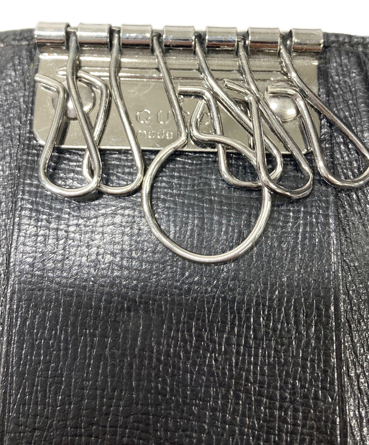 GUCCI グッチ GGカレイド ケース ブラック 【中古】 中古・古着通販】GUCCI (グッチ) キーケース ブラック｜ブランド・古着