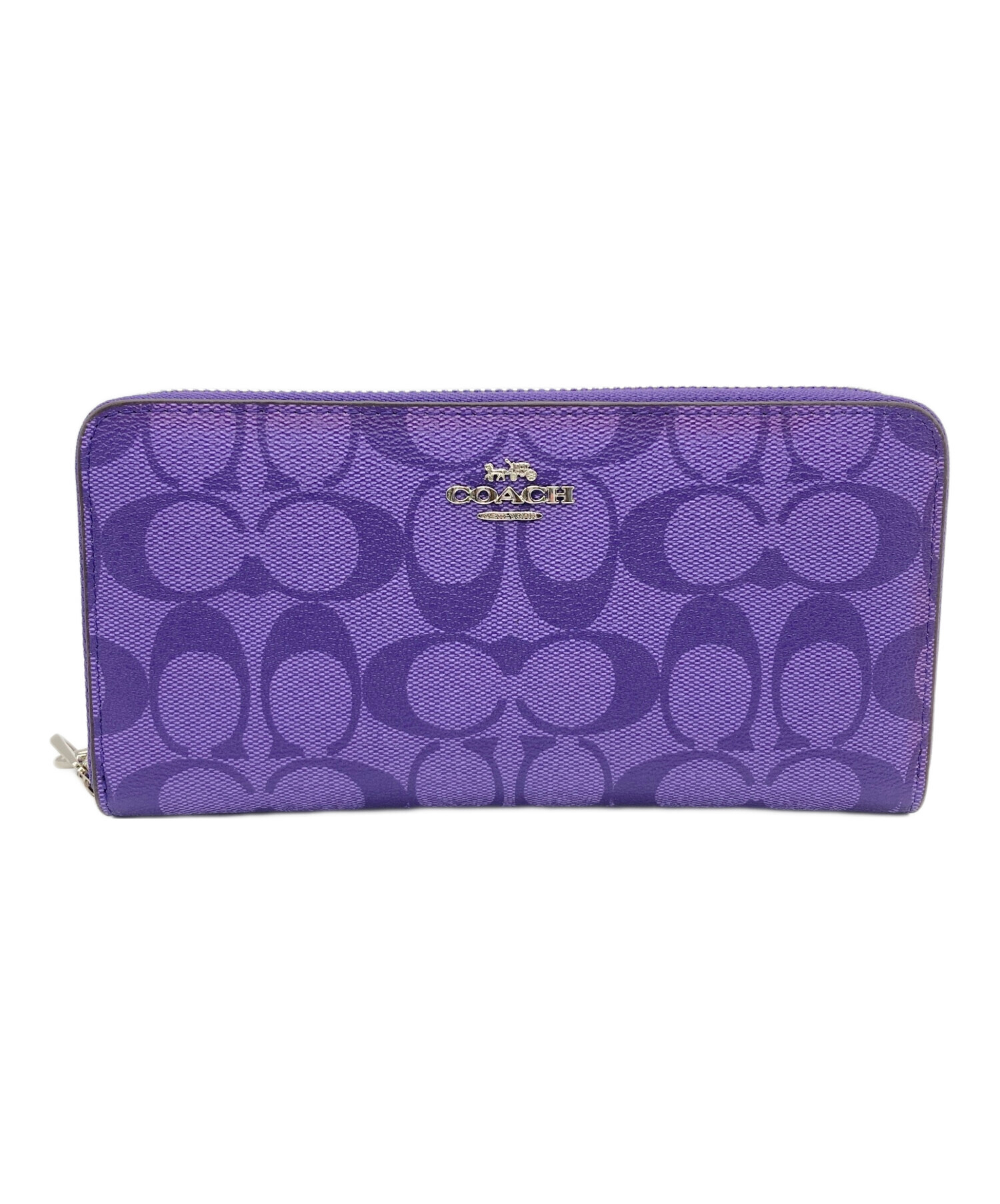 中古・古着通販】COACH (コーチ) 長財布 パープル｜ブランド・古着通販