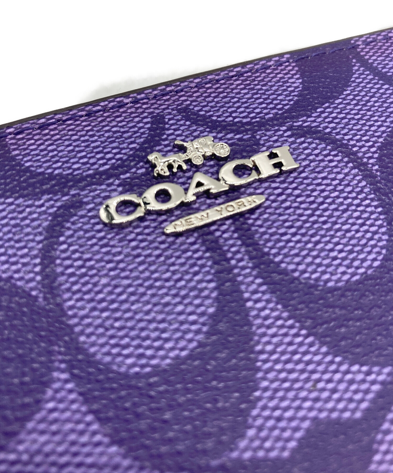 中古・古着通販】COACH (コーチ) 長財布 パープル｜ブランド・古着通販