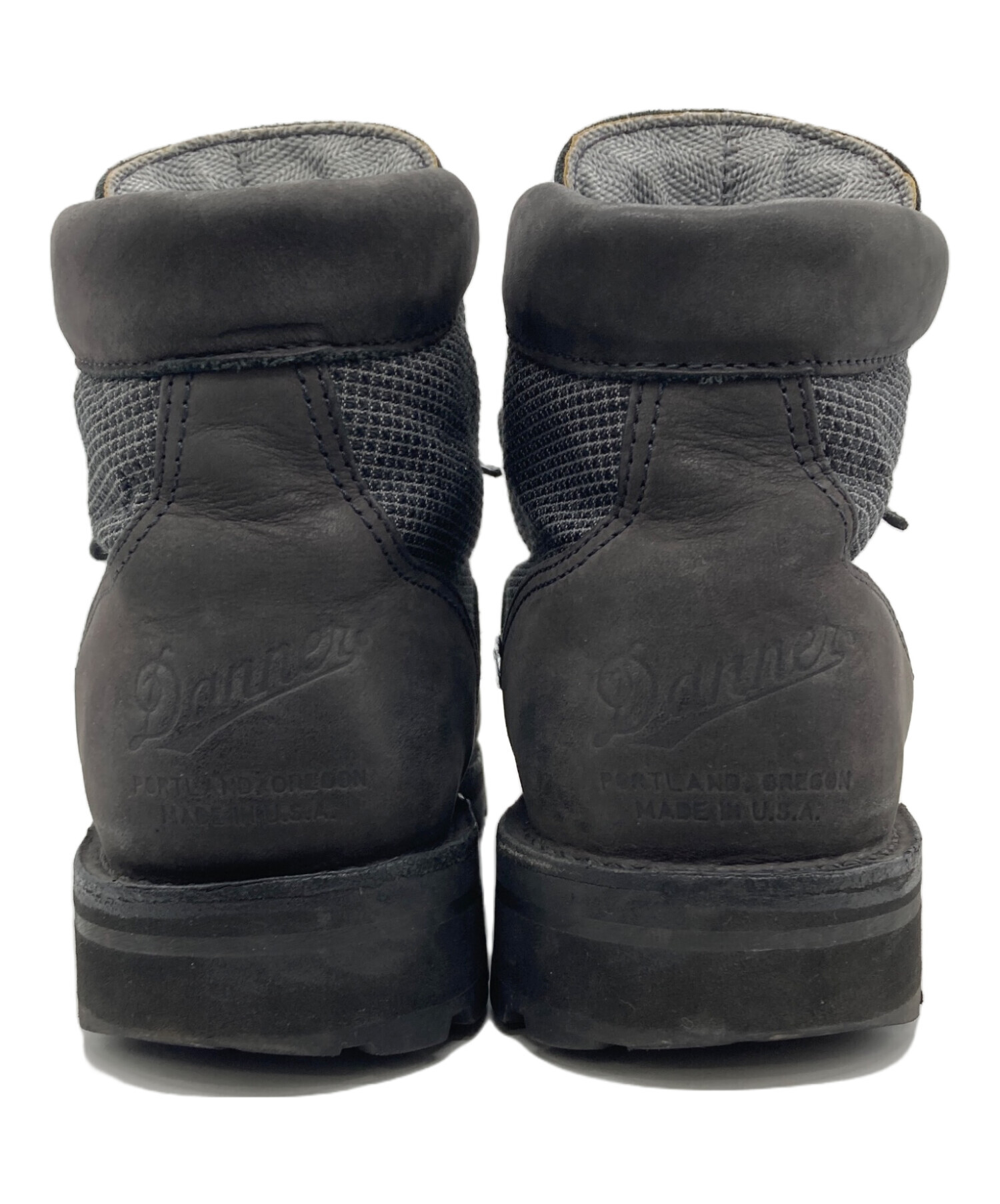 Danner ブラックレザー レースアップシューズ 中古・古着通販】Danner (ダナー) レースアップブーツ ブラック サイズ
