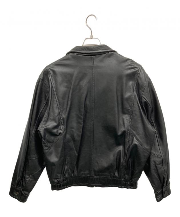 中古・古着通販】BALMAIN (バルマン) レザージャケット ブラック