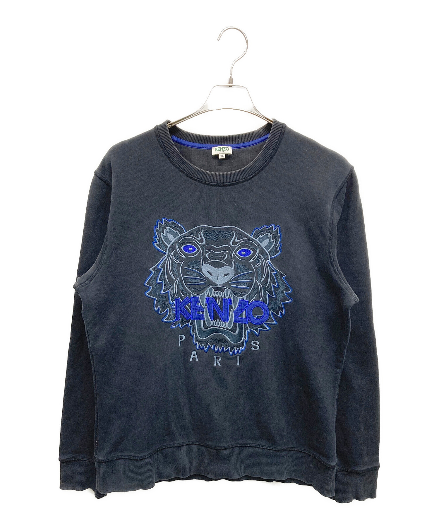 中古・古着通販】KENZO (ケンゾー) クルーネックスウェット ブラック