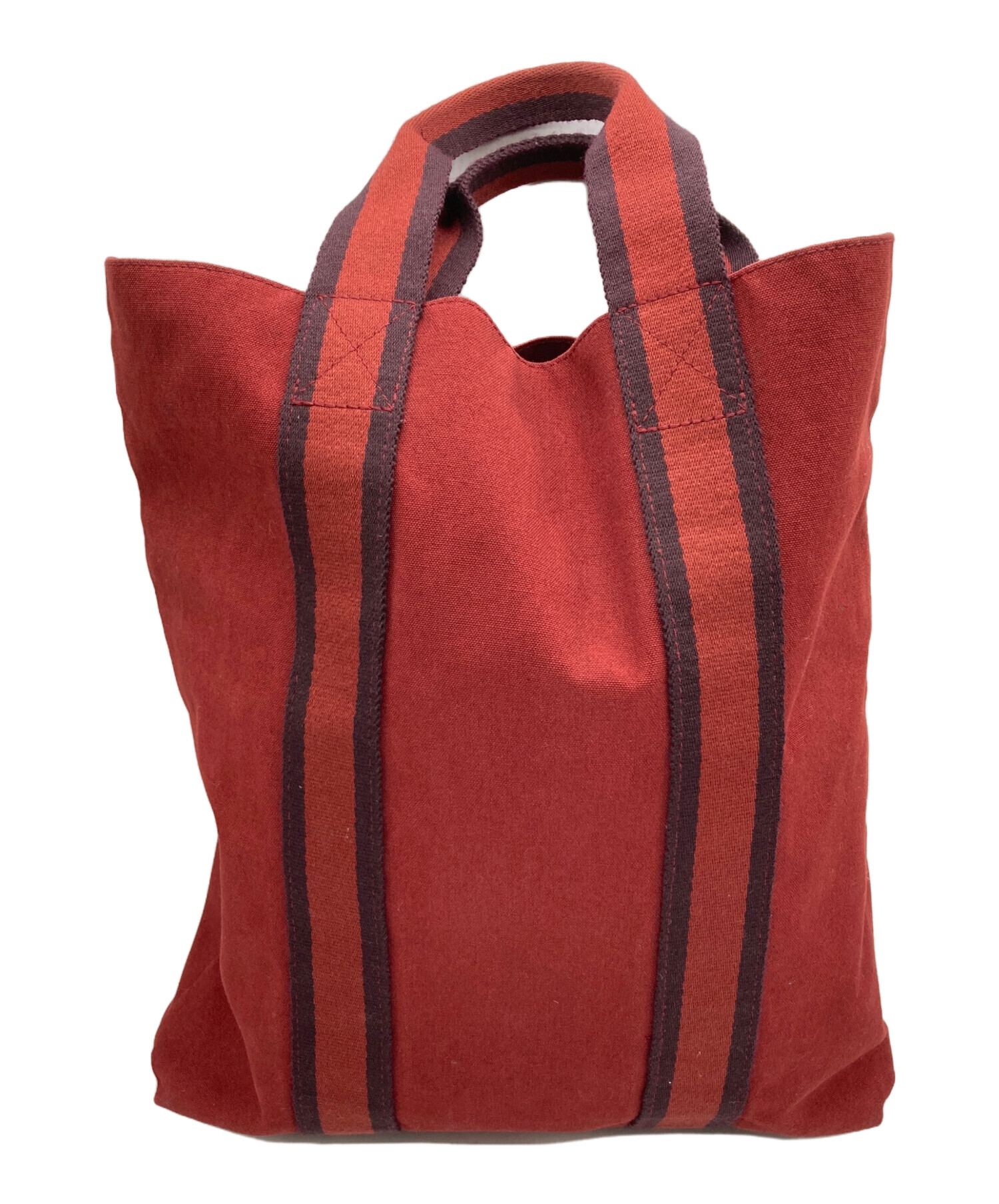 中古・古着通販】HERMES (エルメス) トートバッグ ダークブラウン 
