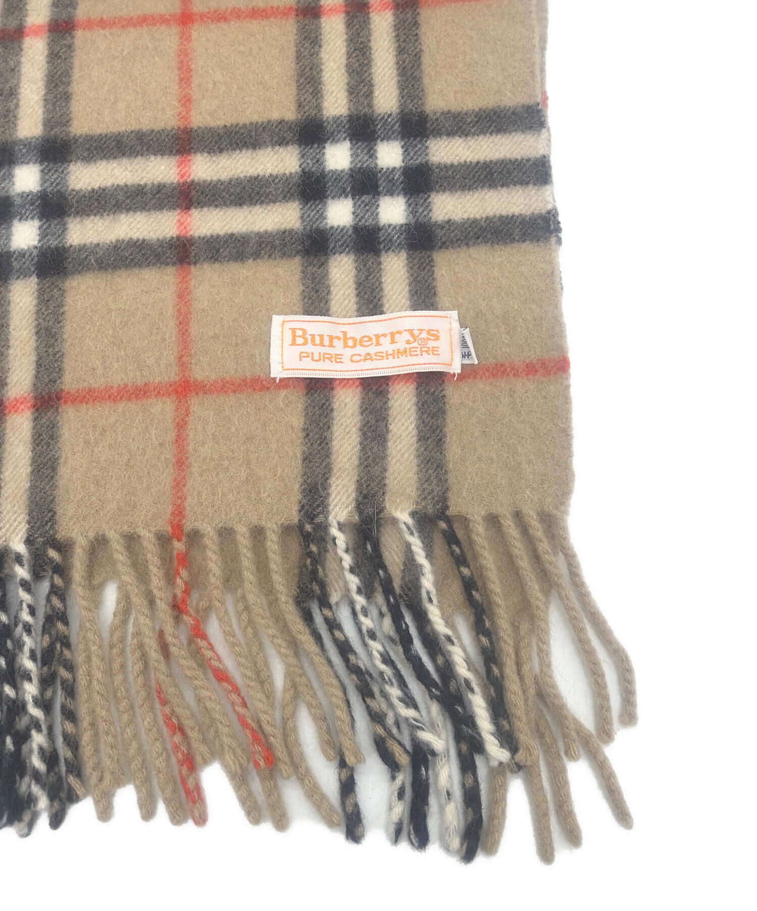 BURBERRYバーバリー 【BURBERRY】バーバリー マフラー ウール 黒