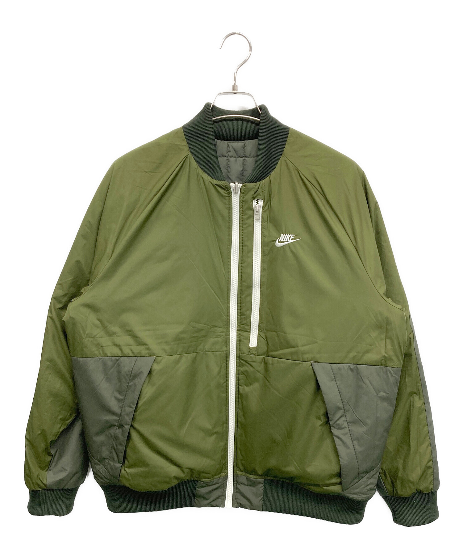 中古・古着通販】NIKE (ナイキ) 中綿ジャケット グリーン サイズ:XL