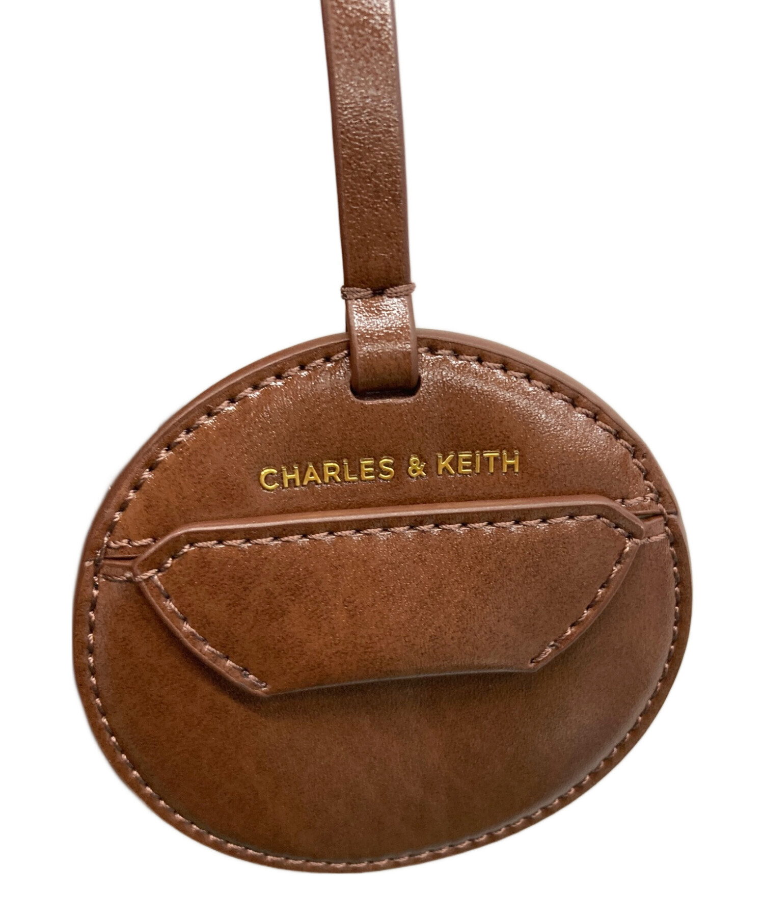 CHARLES & KEITH トートバッグ ブラウン 新品未使用 中古・古着通販】CHARLES & KEITH (チャールズアンドキース) バケツ型