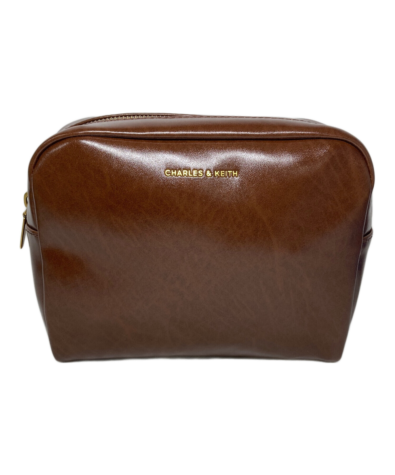 CHARLES & KEITH トートバッグ ブラウン 新品未使用 中古・古着通販】CHARLES & KEITH (チャールズアンドキース) バケツ型