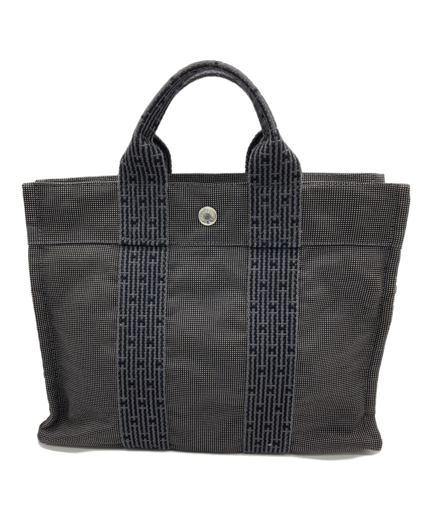 HERMÈS グレー トートバッグ 中古・古着通販】HERMES (エルメス) トートバッグ グレー｜ブランド