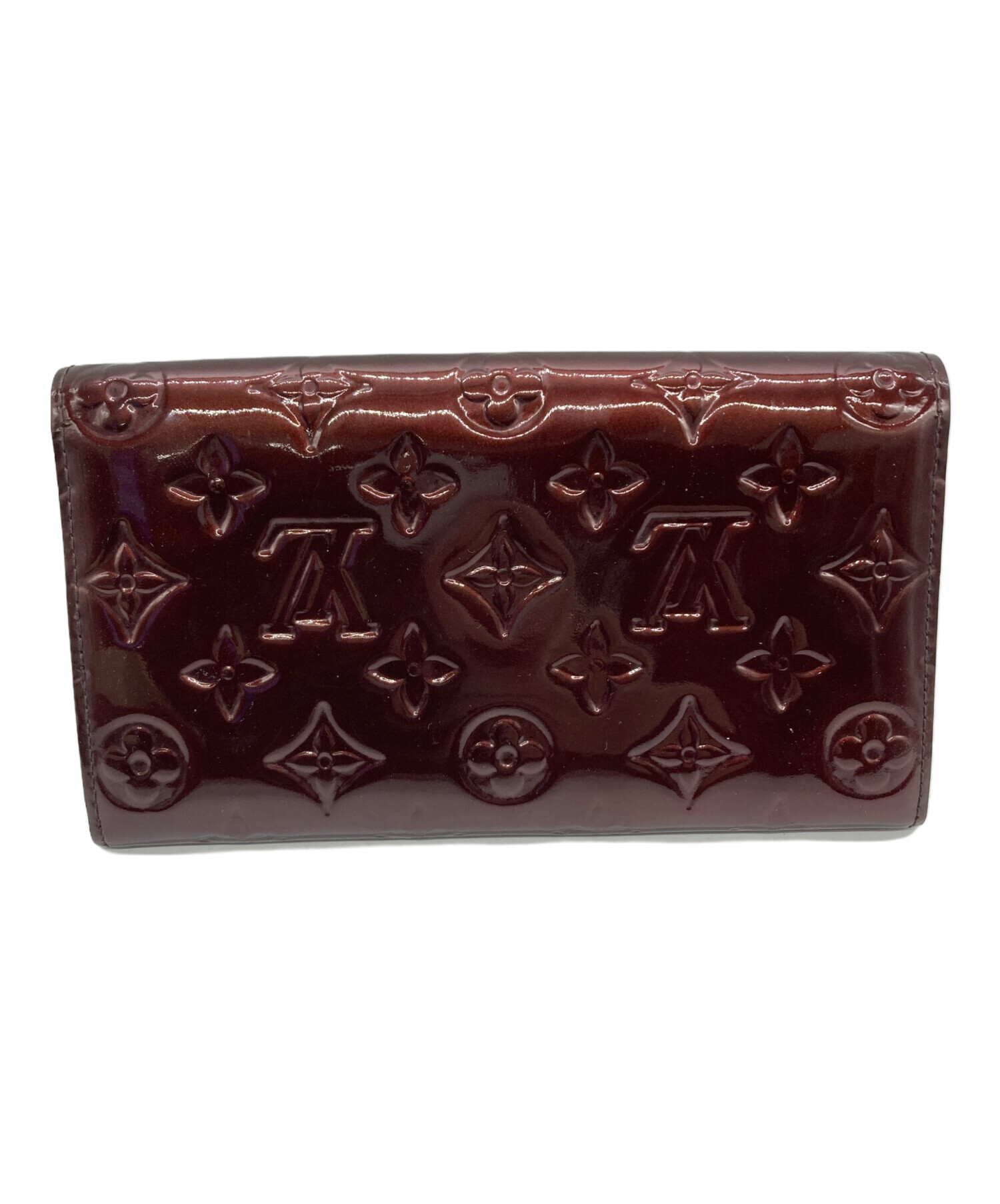 LOUIS VUITTON ルイヴィトン ロスモア ヴェルニ　アマラント 財布 中古・古着通販】LOUIS VUITTON (ルイ ヴィトン) 長財布 アマラント