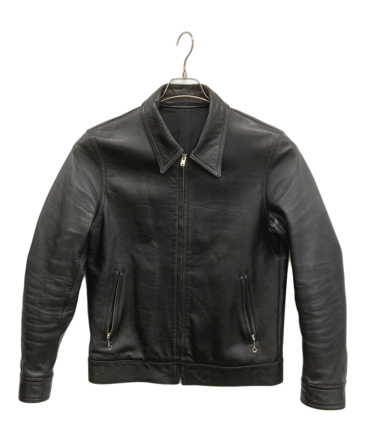 中古・古着通販】WACKO MARIA (ワコマリア) レザージャケット ブラック