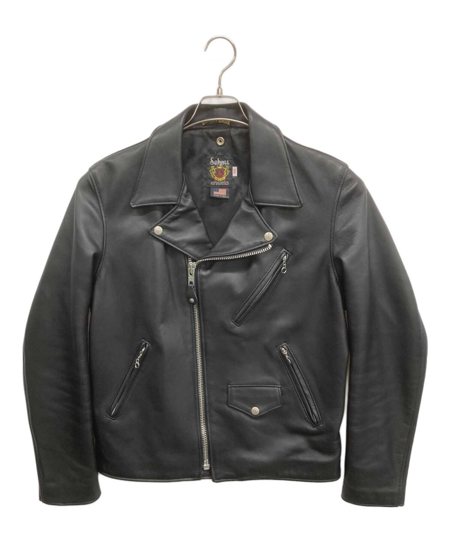 中古・古着通販】Schott (ショット) シングルライダースジャケット